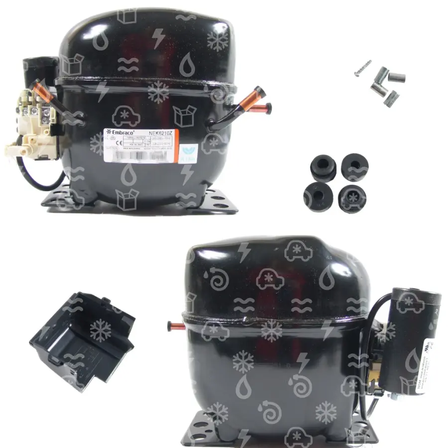 kompresor EMBRACO NEK6210Z, HBP - R134a, 220 - 240 V, 50 Hz